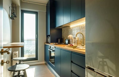 Rent of a modern furnished 2-room apartment, 58 m², Mamaia, Romania